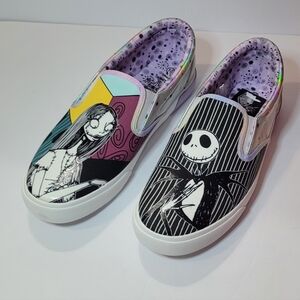 Nightmare Before Christmas Slip-On Shoes Women Size 10
